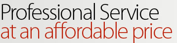 Professional Service at an Affordable Price